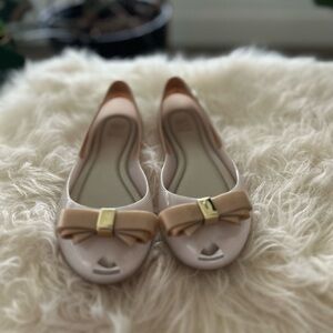 Melissa Girls Ballet Flats size girls 3 in excellent worn condition